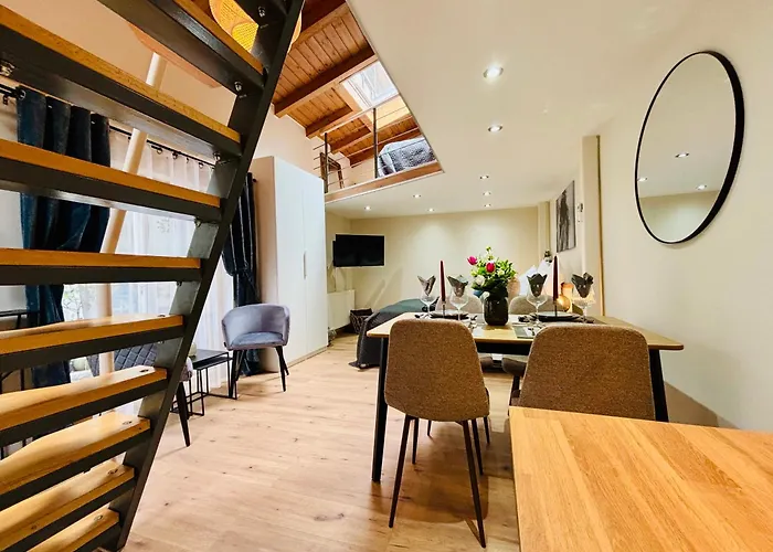 Moondayhomes - Toplocation I 4persons I Gallery Maisonette Boutique Pera Fráncfort del Meno